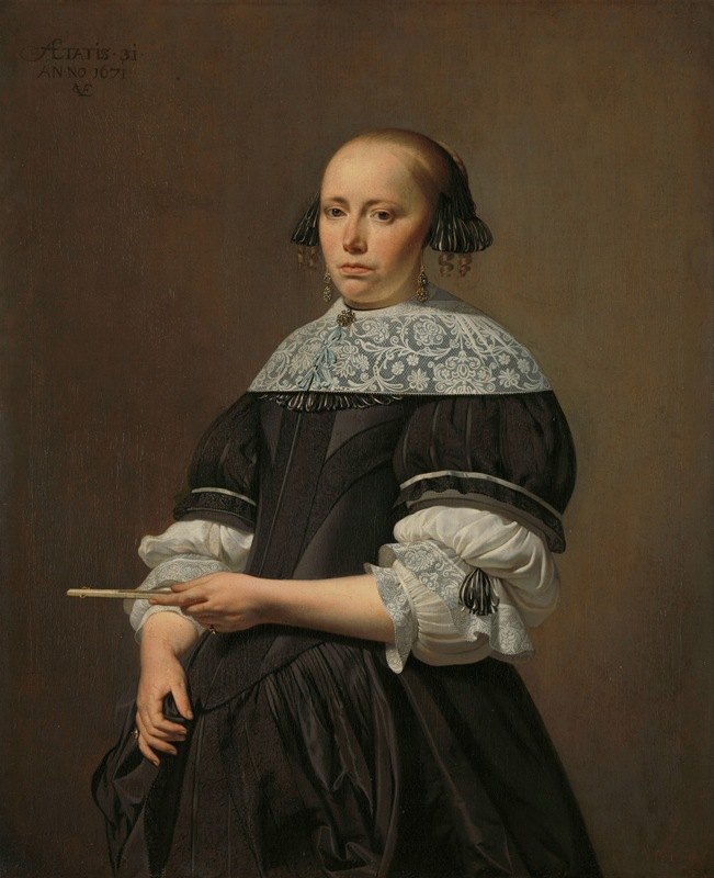 “伊丽莎白·范·凯塞尔（1640-1717），凯撒·范·埃弗丁根的威廉·雅各布什·贝特的妻子