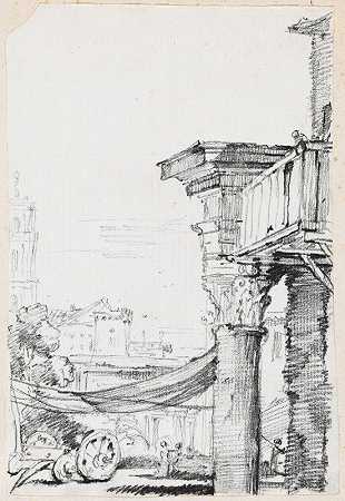 约瑟夫·玛丽·维恩的《罗马论坛的阳台》