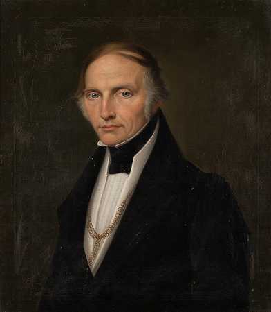 弗里德里希·威廉·摩尔（Friedrich Wilhelm Maul）的《一位穿着尾服的绅士肖像》