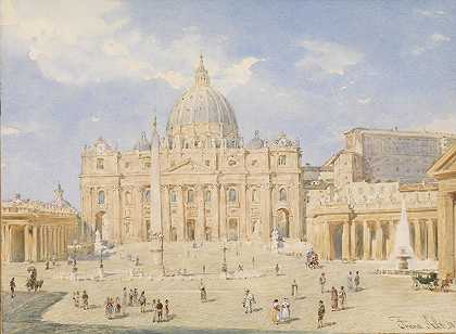 《罗马圣彼得广场》弗朗茨·阿尔特