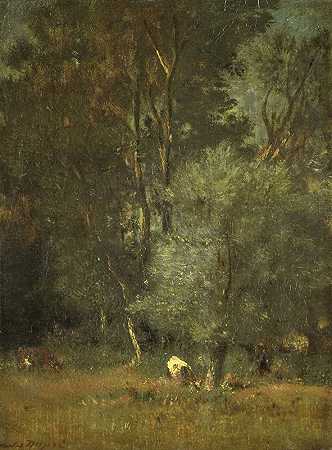 Jules Dupré的《森林风景》