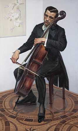 米夏·维克托·切皮塔的《一个人的肖像》