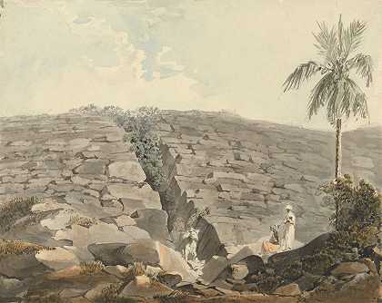 塞缪尔·戴维斯的《岩石形成中的裂缝》