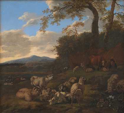 雅各布·范德多斯的《羊群》