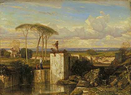 亚历山大·加布里埃尔·德坎普斯的《东方之井》