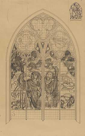 “乌得勒支多姆的弗雷德里克·范·西尔克教堂的窗户设计理查德·尼古拉斯·罗兰·霍斯特对牧羊人的宣言