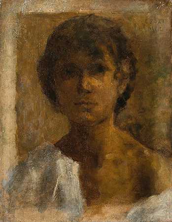 查尔斯·菲利格的《一个年轻人的肖像》