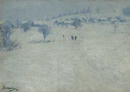 瓦西里·韦雷什查金的《冬季风景》
