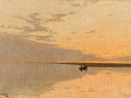 《日落之船》（威尼斯日落之舟）作者：古列尔莫·西尔迪