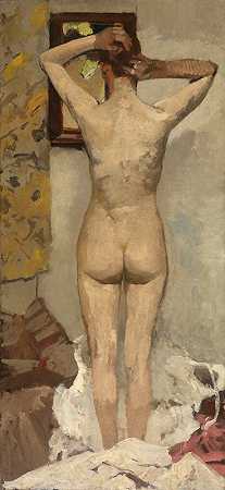 乔治·亨德里克·布莱特纳的《站立的裸体》