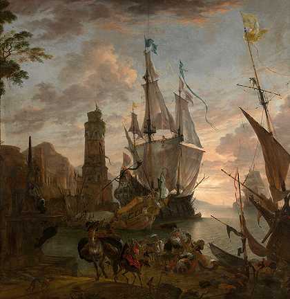 Hendrik van Minderhout的《东部海港》