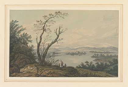 约瑟夫·法林顿（Joseph Farington）的《穿越温德米尔眺望大岛》