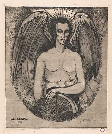 Lodewijk Schelfhout的《带轮子的天使》