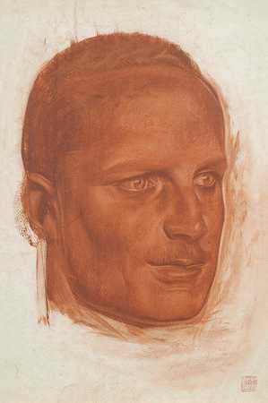 亚历山大·叶夫根尼耶维奇·雅科夫列夫的《克罗伊塞尔·乔恩探险队队员肖像》