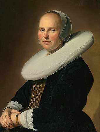 约翰内斯·科内利斯·弗斯普朗克的《女士肖像》