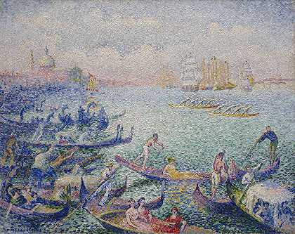 亨利·埃德蒙德·克罗斯的《威尼斯帆船赛》
