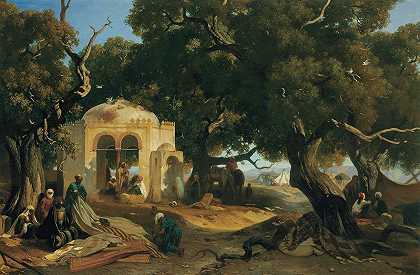 让·尼古拉斯·亨利·德·查卡顿的《沙漠包围》