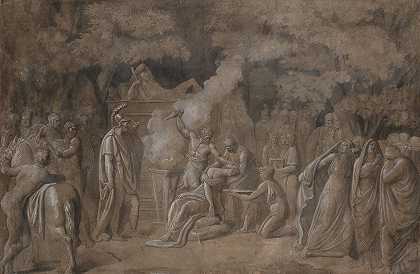 本杰明·韦斯特的《伊菲杰尼亚之死》