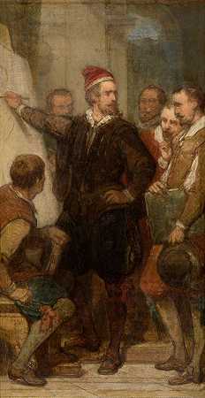 尼凯斯·德·凯瑟《画家在博洛尼亚拒绝卡尔瓦特》