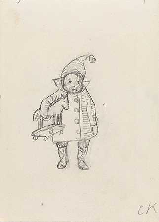 克里斯蒂安·克罗格的《小男孩和一匹妇科马》
