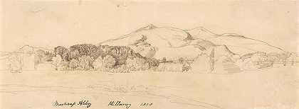《Muckross Abbey，Killarney》，科内利乌斯·瓦利著