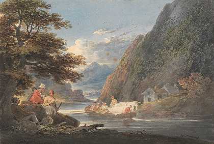 威廉·佩恩（William Payne）的《在威尔士卡迪根附近的蒂维河上》（the River Tivy）