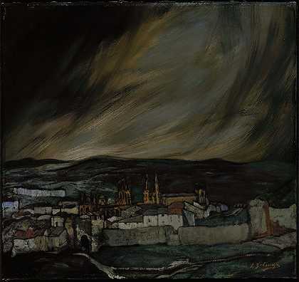 Ignacio Zuloaga的《卡斯蒂利亚风景》