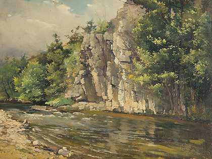 《河上的岩石》（František Hladík著）