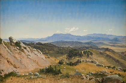 P.C.Skovgaard的《Civitella附近的落基山》