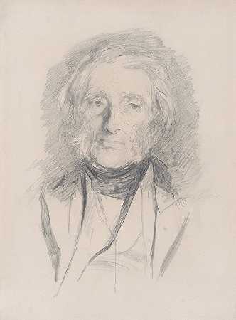 休伯特·冯·赫科默爵士《约翰·罗斯金肖像》