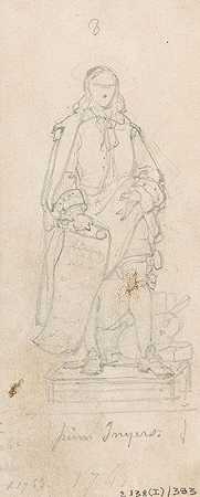“画家彼得·斯尼杰斯的雕像”，尼凯斯·德·凯瑟著