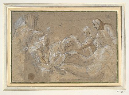 波利多罗·达·卡拉瓦乔风格的《基督的纠缠》