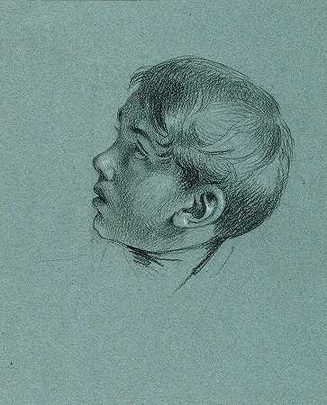 约翰·彼得·克拉夫特的《弗朗茨皇帝从普雷斯堡归来》中一个男孩的头部研究