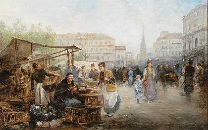 埃米尔·巴巴里尼的《维也纳市集》