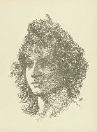 “西奥·范·瑞瑟尔伯格的年轻女性肖像