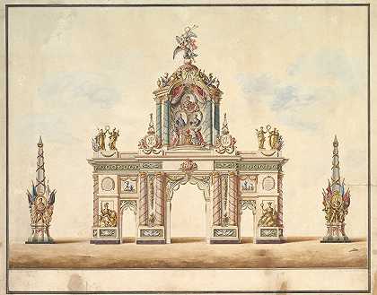 《凯旋门》，1814年4月，弗朗西斯科·安东尼奥·德·索萨著