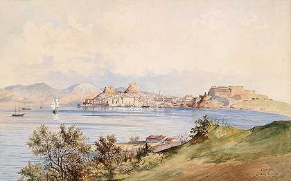 路德维希·汉斯·费舍尔的《科孚城景色》