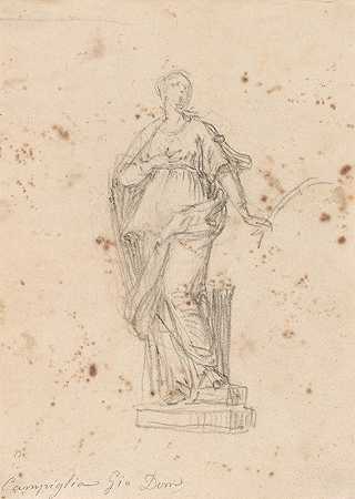乔瓦尼·多梅尼科·坎皮利亚的《女圣人雕像》