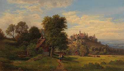古斯塔夫·巴巴里尼的《霍勒内格城堡》
