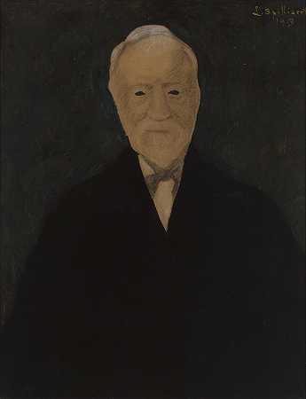《安德鲁·卡内基肖像》（Léon Spilliert）