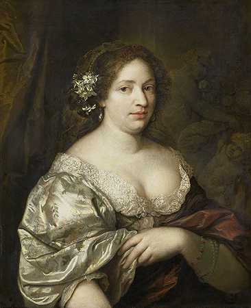 《玛格丽莎·戈丁的肖像》（1694年），卡斯帕·奈舍尔的艺术家妻子