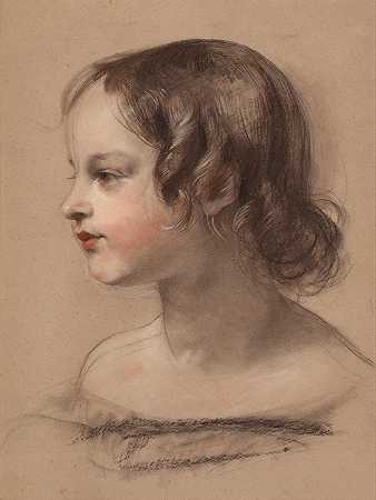 埃德温·亨利·兰瑟爵士的《少女肖像》
