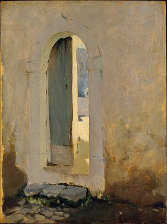 约翰·辛格·萨金特的《摩洛哥开门》