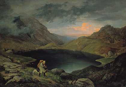 古斯塔夫·卡尔·路德维希·里希特的《巨山之湖》