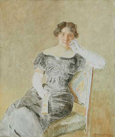 伊西多·考夫曼的《朱丽叶·考夫曼肖像》