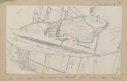 约翰·辛格·萨金特的《救生艇在吊杆上》