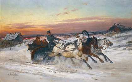 尼古拉·埃戈罗维奇·斯维尔奇科夫的《日落三驾马车》