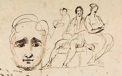 本杰明·罗伯特·海登的《肖像素描和坐像》