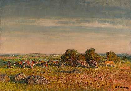 斯坦尼斯瓦夫·洛勒克的《奶牛风景》