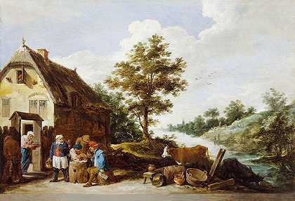《河畔旅馆》作者：David Teniers The Younger